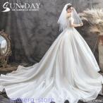 ショッピングウェディング ウェディングドレス ウェディングドレス白 パーティードレス オフショルダー 花嫁ロングドレス 結婚式 トレーンライン 二次会 エレガント お呼ばれ 挙式hs5495