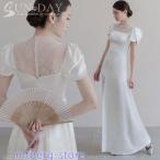 ショッピングウェディング 秋 ウェディングドレス ドレス フォーマルドレス ウエディング エレガント パーティードレス 花嫁ロングドレス ワンピース結婚式 二次会 挙式hs6506