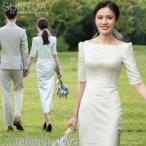 ショッピングウェディング ウェディングドレス ドレス フォーマルドレス 可愛いドレス エレガント パーティードレス 花嫁ロングドレス ワンピース結婚式 二次会 挙式hs6835