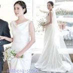 ショッピングウェディング 新品ウェディングドレス ウエディングドレス白 パーティー 可愛い 花嫁ロングドレス 結婚式 トレーンライン 二次会 フォームドレス お呼ばれ 挙式hs6843