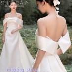 ショッピングウェディング 新品ウェディングドレス ウエディングドレス白 パーティー 可愛い 花嫁ロングドレス 結婚式 トレーンライン 二次会 フォームドレス お呼ばれ 挙式hs6847