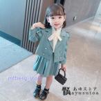 入学式 スーツ 女の子 卒園式 子供服 スーツ3点セット キッズ フォーマル スーツ 制服 カーディガン セットアップ スーツ 発表会 結婚式 フォーマルスーツ