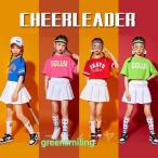  танцевальный костюм Kids девушки Jazz Dance Корея юбка белый розовый зеленый голубой Cheer девушка Cheer выставить .... stage костюм отвечающий .. тренировка надеты 