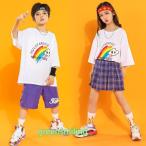  Корея ребенок одежда HIPHOP hip-hop stage костюм Kids танцевальный костюм jazz отвечающий .. Jazz Dance тренировка надеты спортивная форма Dance одежда группа одежда девочка мужчина футболка комплект 