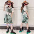 ショッピングダンス 衣装 ヒップホップ キッズダンス衣装 ヒップホップ HIPHOP チェック柄 半袖 トップス 韓国 ステージ衣装 応援団 ジャズダンス 練習着 応援団 演奏会 体操服 おしゃれ