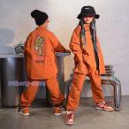 ショッピングダンス 衣装 ヒップホップ 長袖 キッズ ダンス衣装 ヒップホップ セットアップ HIPHOP 男の子 女の子 秋 男女兼用 ジャズダンス  ダンストップス ダンスパンツ 練習着