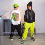 長袖 キッズ ダンス衣装 ヒップホップ セットアップ HIPHOP 男の子 女の子 秋 男女兼用 ジャズダンス  ダンストップス ダンスパンツ 練習着