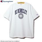 チャンピオン T1011 カレッジプリント UCB バークレー 校章 染み込み Tシャツ 白 ホワイト Champion ティーテンイレブン USA製 アメリカ製