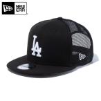 ショッピングメッシュキャップ NEWERA ニューエラ メッシュキャップ 9FIFTY Tracker スナップバック LA ドジャース 黒白