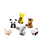 おもしろ消しゴム どうぶつえん ミニ文具 ジオラマ用