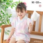 ミッフィー キッズ 子供服 甚平セット ベビー 浴衣 Set 女の子 綿100% 総柄 miffy 夏 90 100 110 120cm