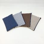 Yahoo! Yahoo!ショッピング(ヤフー ショッピング)ポーチ メンズ マスクケース 携帯用 メンズ 薄型ポーチ 七宝柄 マスクケース 渋い マチなし 和柄 小物入れ 小銭入れ 手作り ちりめん細工館