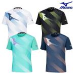  Mizuno p Ractis рубашка 62JAB011 унисекс 2024SS бадминтон теннис soft теннис тренировка одежда .. пачка ( почтовая доставка ) соответствует 