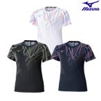  Mizuno игра рубашка 62JAD221 женский 2026SS бадминтон теннис soft теннис почтовая доставка соответствует 