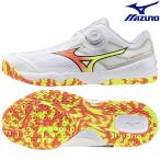  в тот же день отгрузка Mizuno настольный теннис обувь ue-b медаль 8 BOA 81GA269213 белый × orange × желтый 2E унисекс 2026AW включение в покупку не возможно RFCL