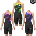 ショッピングスパッツ 返品・交換不可 アリーナ 競泳水着 WA承認モデル レーシングワンピーススパッツ（オープンバック・ハーフレッグ）AS5FRC59L 2025AW ゆうパケット(メール便)対応