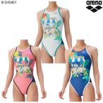 【返品・交換不可】アリーナ 競泳水着 練習用 トレーニングワンピース（オープンバック）AS5FWM52L レディース 2025AW ディズニー メール便対応