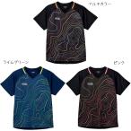 VICTAS トポグラフィーゲームシャツ 612401 卓球 2024SS メンズ ユニセックス ヴィクタス VICTASPLAY メール便対応