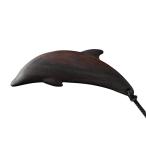  ремешок netsuke дельфин . черное дерево ремешок для мобильного телефона брелок для ключа из дерева простой дизайн чистота высокое качество прекрасное качество подарок подарок подарок 