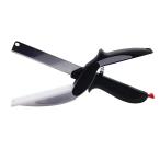 デジタルランド まな板不要クレバーカッター 壁掛けスタンド付き ブラック