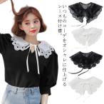 Yahoo! Yahoo!ショッピング(ヤフー ショッピング)つけ襟 付け襟 レディース 付け衿 つけえり 重ね着 レイヤード レース 刺〓 シフォン トレンド カジュアル 大人可愛い おしゃれ ホワイト 白 ブ