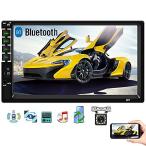 Camechoカーオーディオ 2dinカーステレオ7インチHD 1080Pカーラジオ サポートBluetooth/対応 カーナビ/WIFI/iOS/Android電話の同期/FM/USB/SD/Aux*バックカメラ