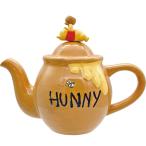 ディズニー くまのプーさん ティーポット ハチミツ壺デザイン 550ml 急須 磁器製 SAN4848 紅茶 ポット キャラクター 食器 ギフト