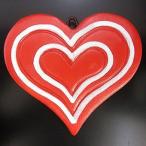 エケコ人形用お願い事パーツ ★ピュアハート（赤色）【恋愛運、結婚運】 ※今なら、約４０ｃｍの取り付け用ヒモ付き!!