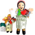 【※貴重な限定一点物！】ビッグ本物のエケコ人形【金色・ゴールド】ＬＬサイズ：約３２ｃｍ 製造国ペルー エケッコー エコケ えけこ 開運グッズ ※メール便不可