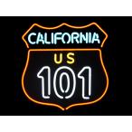 ネオンサイン カリフォルニア CALIFORNIA 101 ネオン管 ネオンライト 店舗照明 ガレージ アメリカン雑貨