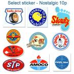 [. магазин 10 anniversary commemoration слежение почтовая доставка бесплатная доставка ]no старт rujik стикер 10 шт. комплект A старый машина Vintage America смешанные товары american смешанные товары 