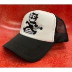 メッシュキャップ ブラック FELIX CHEVROLET フィリックス アメキャラ アメ車 レーシング シボレー アメリカン雑貨