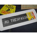  stencil [NO TRESPASSING] безопасность автограф пластиковый HANSON stencils America смешанные товары american смешанные товары 