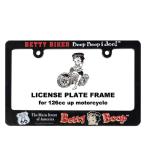 [126cc~] лицензия Biker рама beti/ Betty Boop рамка для номера Ame машина HOTROD american смешанные товары 