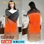 電気毛布 掛け敷き兼用 ウェアラブル ダニ退治 USB給電 モバイルバッテリー付き 3段階温度 両用 厚手 肩掛け 肌触りがいい シングル 寒さ対策 クリスマス