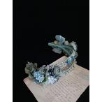  ручная работа vintage retro античный шляпа Mist голубой цветок ... лента-ободок фотография kc украшение для волос Лолита украшение для волос 