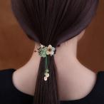  retro украшение для волос раса пейзаж . индиго украшение для волос . шар голова шнур лес . серия аксессуары пружина шнур .. женщина 