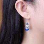 新しいイヤリング民族風イヤリング青...