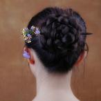  новый . декоративная шпилька взрослый украшение для волос тарелка . декоративная шпилька Classic retro подножка фиолетовый кристалл украшение для волос этнический способ 