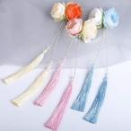  классика China способ . одежда аксессуары шелк цветок запрет . поясница . поясница украшение цветок зажим бахрома после вдавлено . голова украшение 