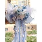  синий Лолита украшение для волос страна способ . одежда старый способ украшение для волос человек рыба . невеста небо страна девушка Sakura чай .. месяц .