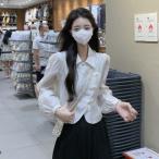  коричневый ina способ одежда длинный рукав 2 цвет коричневый inabon язык оригинал белый зеленый симпатичный 