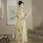  большой размер голубой The i усовершенствованная форма платье в китайском стиле подставка шея европейская одежда симпатичный красивый . elegant 