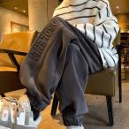  унисекс обратная сторона ворсистый 3color низ брюки алфавит надеты ..