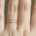 女性ファッションラインストーンインレイドウェディングエンゲージメントフィンガーリングジュエリーギフト