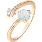 メッキ調整可能な作成オパールリング...