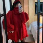 クリスマス愛くるしいポンポン無地ゆ...