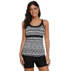 女性プラスサイズ入浴スーツペイズリ...