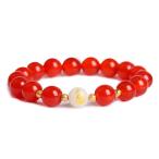 レッドアゲートバングルゾディアック...