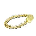 ミリメートルシトリンビーズブレスレ...